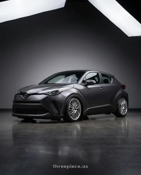 2022 Toyota C-HR with Enkei EKM3 5x100 17x7+45 72.8 Hyper Silver wheels