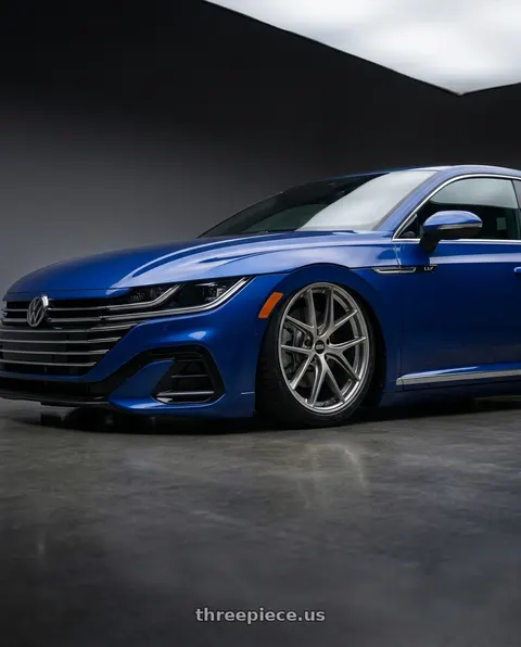 2022 Volkswagen Arteon with BBS CI-R 5x112 19x8.5 +32 Platinum Silver Polished Rim Protector wheels