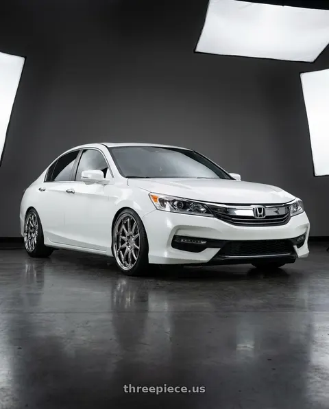 2016 Honda Accord EX-L with Aodhan DS02 5x114.3 19x9.5+22 Vacuum Chrome wheels