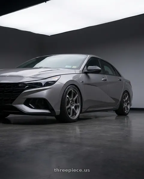 2023 Hyundai Elantra N with Enkei TS-7 5x114.3 18x8+35 Storm Gray wheels