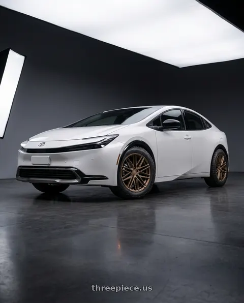 2026 Toyota Prius with TSW PESCARA 5X120 20X8.5 +35 BRONZE wheels