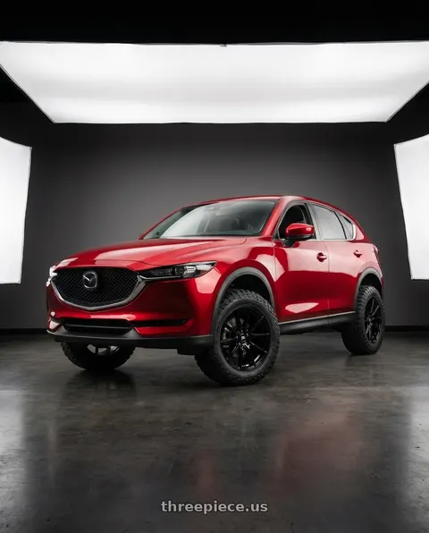 2019 Mazda CX-5 with MST Wheels DELTA 5x114.3 18x9.5 +38 Glossy Black wheels