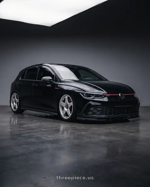 2024 Volkswagen GTI with fifteen52 CHICANE 5x108 / 5x112 18x8.5 +45 SPEED SILVER (GLOSS SILVER) wheels