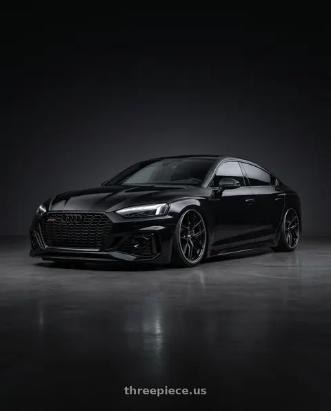 2022 Audi RS5 with BBS CC-R 5x112 20x8.0+27 Satin Black wheels