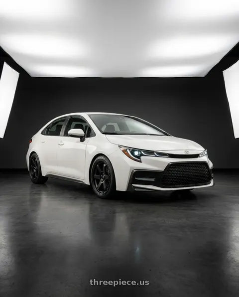 2021 Toyota Corolla SE with MST Wheels MT01 5x100 18x9.5 +35 Matte Black wheels