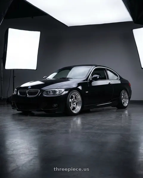 2013 BMW 335is with Work Meister S1 3P 5x120 19x10+37 T Disk Bright Buff Finish wheels