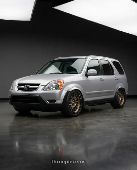 2004 Honda CR-V with Scale 4X4 S01 6x139.7 17x8.5 +0 Matte Bronze wheels