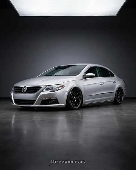 2015 Volkswagen CC with BBS CC-R 5x112 19x8.5+44 Satin Black wheels