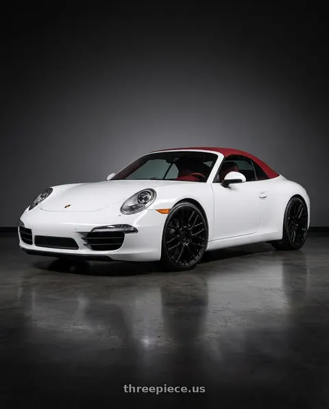 2014 Porsche 911 with Victor Equipment STABIL 5X112 20X10.5 +22 MATTE BLACK wheels