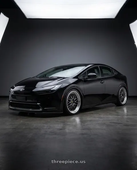 2025 Toyota Prius with BBS LM 5x114.3 17x7.5+38 Diamond Black wheels