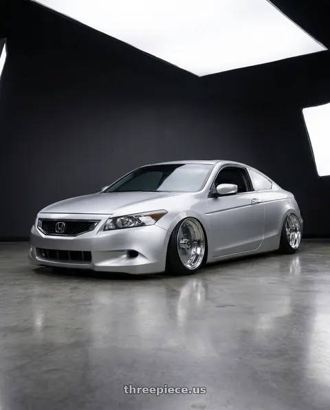 2008 Honda Accord with Speed Star Mk-I 4x100 14X8+-12  Polished wheels