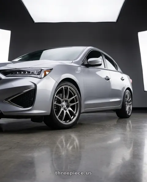 2020 Acura ILX with Work Emotion Cr Kiwami 5x114.3 17x7 +38 Gt Silver wheels