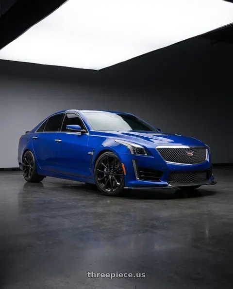 2019 Cadillac CTS with Avant Garde Wheels M580R 5X112 19x9.5 +45 Gloss Black wheels