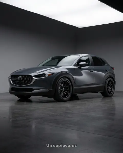 2026 Mazda CX-30 with Enkei PF01EVO 5x114.3 18x9.5+0 Matte Black wheels