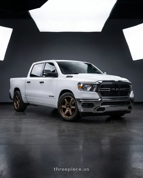 2026 Ram 1500 with Volk Racing TE37 Ultra Large PCD 6x139.7 20x9.5+0 Bronze wheels