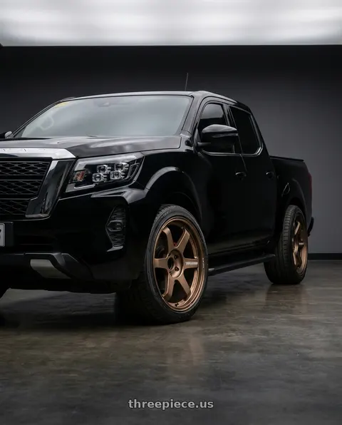 2022 Nissan Navara with Volk Racing TE37 Ultra Large PCD 6x139.7 20x8.5+45 Bronze wheels