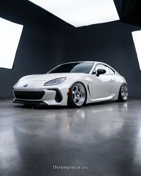 2025 Subaru BRZ TS with Work Meister S1 3P 5x100 18x9.5+35 L Disk Silver wheels