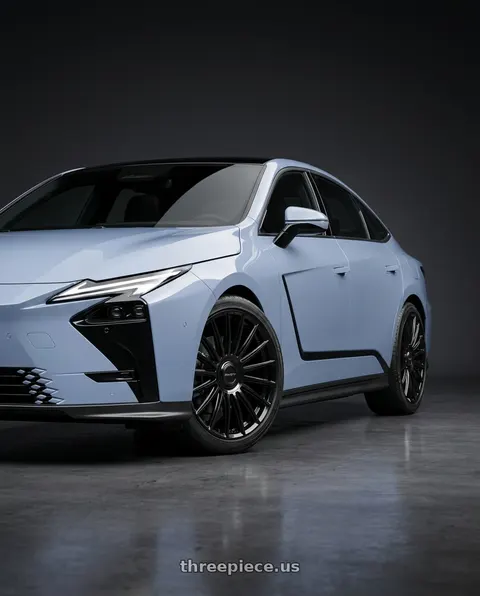 2025 Lexus ES300h with RAVETTI M18 5X100/5X114.3 17x7.5 +38 GLOSS BLACK wheels
