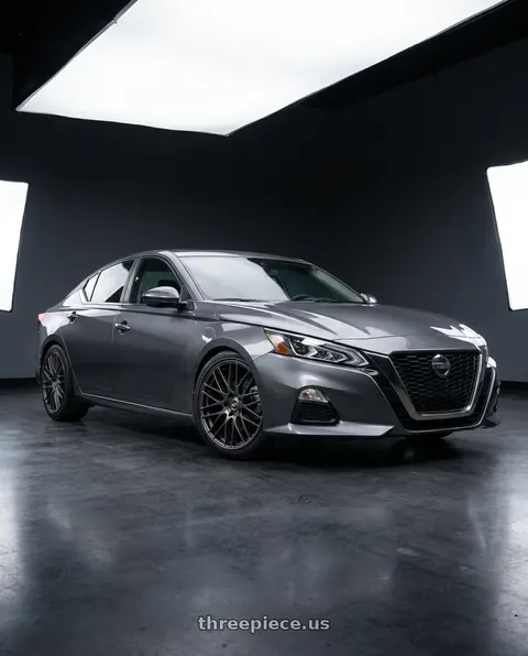 2021 Nissan Altima SV with Enkei EKM3 5x114.3 18x7.5+45 Gunmetal wheels