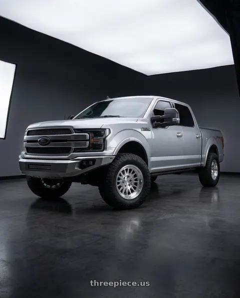 2020 Ford F-150 with KMC KM447 IMPACT FORGED MONOBLOCK 6X135 18x9 +0 RAW MACHINED wheels