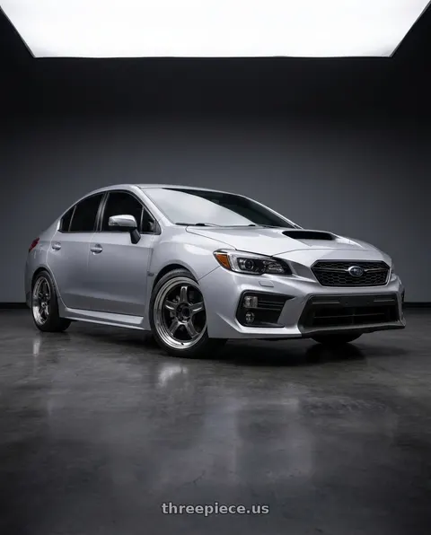 2018 Subaru WRX with Volk Racing 21C 5x114.3 18X8.5+35  Dark Gunmetal wheels