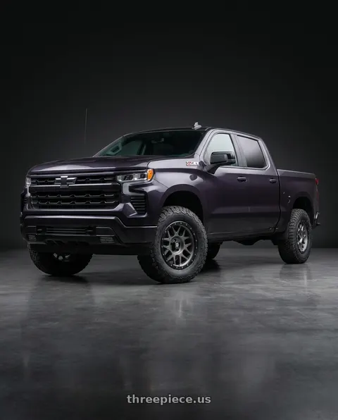 2023 Chevrolet Silverado 1500 with XD XD127 BULLY 6X139.7 20X9 +0 MATTE GRAY BLACK RING wheels