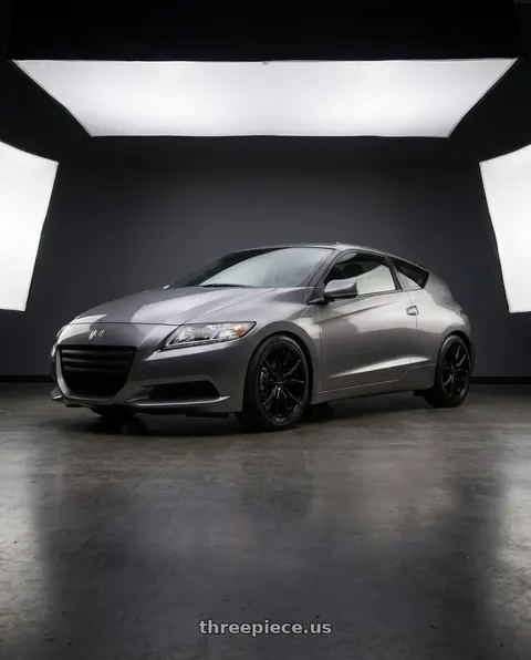 2015 Honda CR-Z with Advanti Racing 80B Hybris 5x114.3 17x7.5 +45 Gloss Black wheels