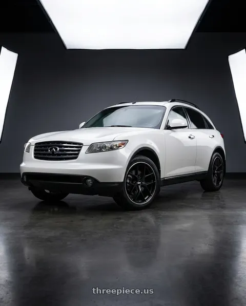 2004 INFINITI FX35 with BBS CC-R 5x114.3 19x8.5+30 Satin Black wheels
