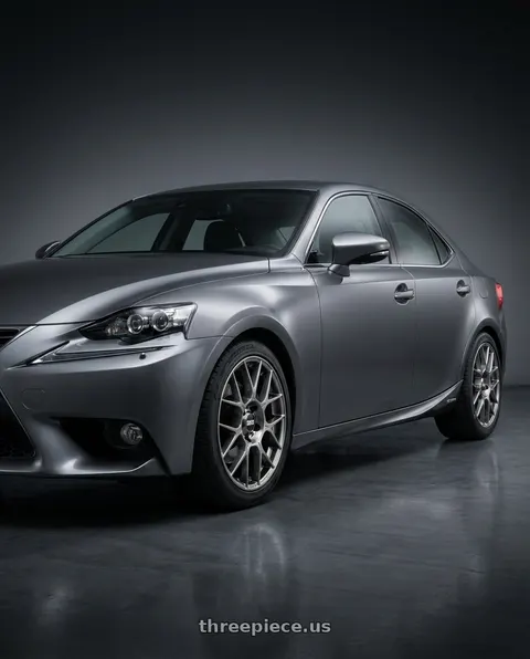 2013 Lexus IS F with BBS XR 5x114.3 18x8.0+40 Gloss Platinum wheels