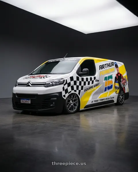 2018 CITROEN JUMPY ADESIVADO with TSW NURBURGRING 5X114.3 17X7.5 +45 MATTE GUNMETAL wheels