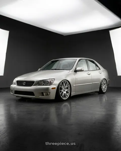 1999 Is200 seilver with BBS CH-R 5x120 20x8 +36 Brilliant Silver Polished Rim Protector wheels
