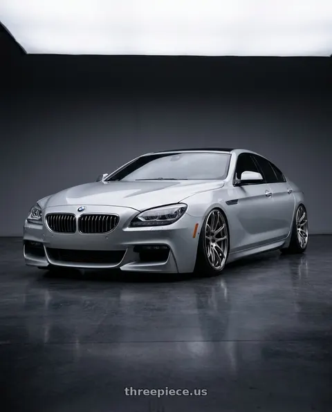 2015 BMW 650i with Advan Racing MODEL F50 5x114.3 20x11.0 +40 PLATINUM RED COMBI wheels