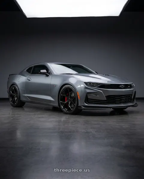 2021 Chevrolet Camaro SS with MRR M228 5x120 20x9  +25 Gloss Black fit Chevy Camaro 1LE Style wheels