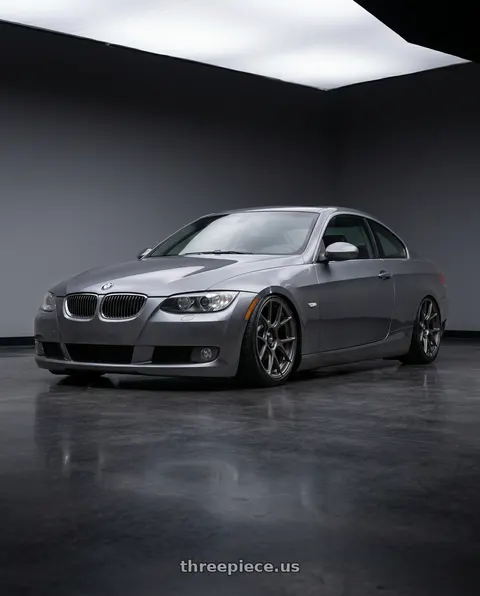 2008 BMW 335i with Konig Ampliform 5x120 18x9.5+35 Dark Metallic Graphite wheels