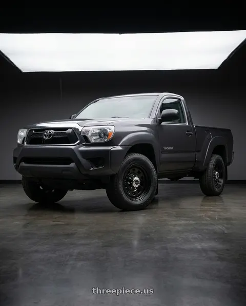 2013 Toyota Tacoma with Vision HD 84H 6x139.7 16x7+0 Gloss Black wheels