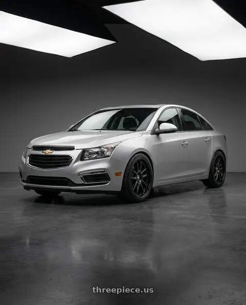 2015 Chevrolet Cruze with ESR Wheels APEX SERIES AP8 5x100 18x8.5 +30 Matte Black wheels