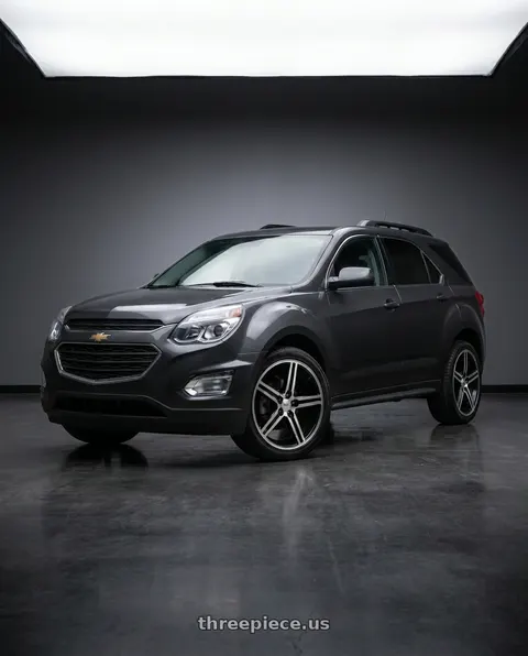 2017 Chevrolet Equinox with Mazzi Edge 337 5x112/5x120 20x8.5+35 Gloss Black/Machined Face wheels