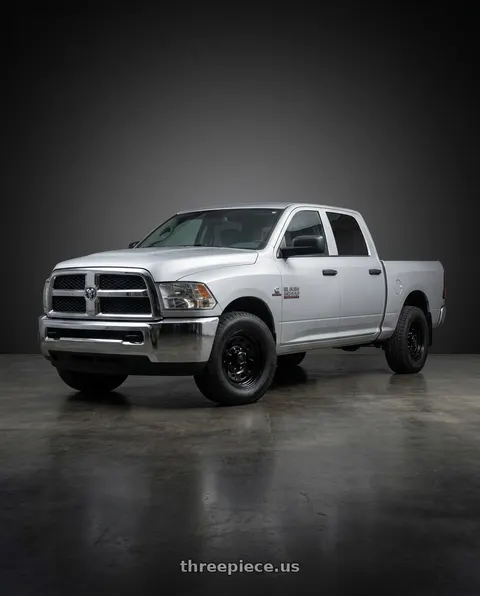 2011 Ram 1500 with Vision HD 84H 8x165.1 17x9-12 Gloss Black wheels