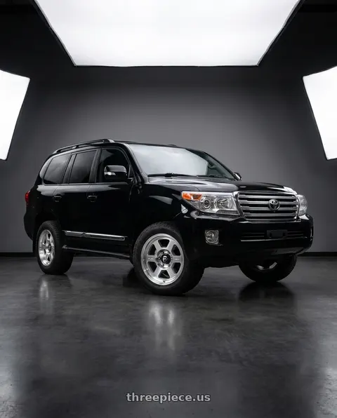 2014 Toyota Land Cruiser with Fuel 1PC FC860 HYPE 5X150 18x8.5 +10 MACHINED wheels