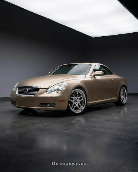 2003 Lexus SC430 with ESR Wheels CS15.2 5x114.3 19x9.5 +35 Vacuum Chrome wheels