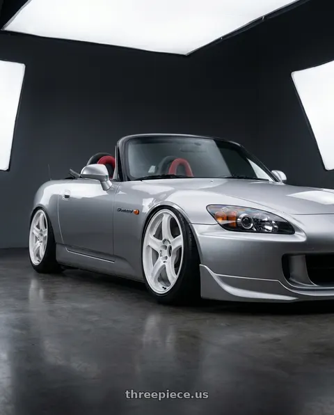 2009 Honda S2000 with Advan RCIII 5x114.3 17x8+38 White wheels