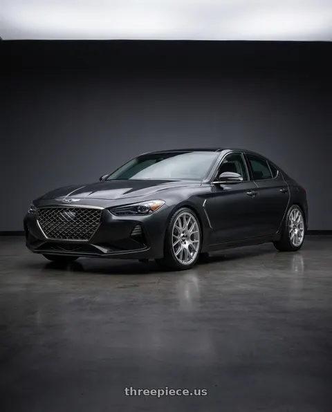 2019 Genesis G70 Design with BBS CH-R 5x130 19x8.5 +51 Brilliant Silver Polished Rim Protector wheels