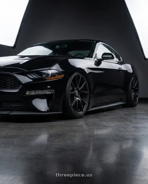 2023 Ford Mustang with Forgestar CF5V 6x114.3 19x11 +43 Satin Black wheels