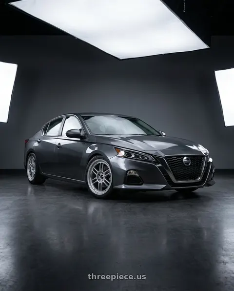 2021 Nissan Altima SV with Enkei RPF1 5x114.3 18x8+35 Silver wheels