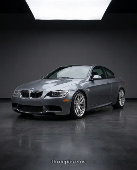 2013 BMW M3 with MRR FS1 5x120 18x8.5  +35 Brushed Clear wheels