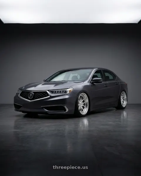 2020 Acura TLX SH-AWD with CCW CZ05 4x100 16x7 +60 Polished wheels