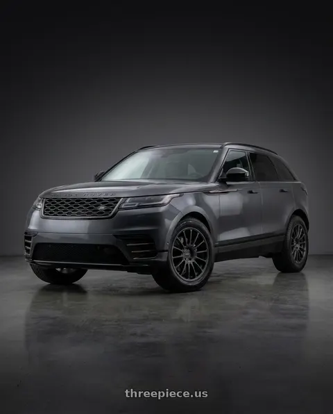 2025 Land Rover Range Rover Velar Dynamic SE with Vision Street-Designs 477 Monaco 5x108 18x8+38 Satin Black wheels