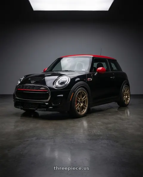 2017 Mini Cooper John Cooper Works with Konig Ampliform 5x112 18x8.5+43 Gloss Bronze wheels