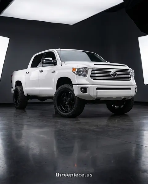 2016 Toyota Tundra Platinum with Fittipaldi Offroad FA16B 5x139.7/5X150 22x12 -51 Gloss Black wheels
