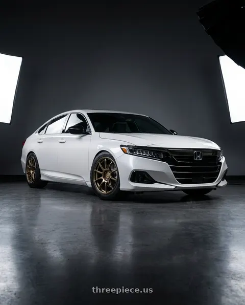 2021 Honda Accord with Advan Racing RZII 5x114.3 18x8.0 +44 RACING BRONZE wheels